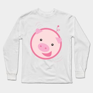 Picky Pinky Piggy Long Sleeve T-Shirt